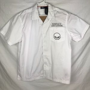 Men’s XL Harley-Davidson vented Button Down S/S